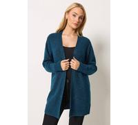 M&Co Women's Long Sleeve Sequin Cardigan in Teal | Size: 18-20 M&Co Teal 18-20