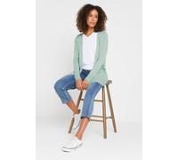 M&Co Women's Longline Knitted Cardigan in Light Green | Size: 10-12 M&Co Light Green 10-12