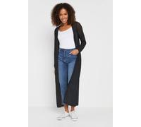 M&Co Women's Longline Tape Knit Cardigan in Dark Navy | Size: 10-12 M&Co Dark Navy 10-12