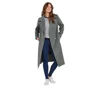 M&Co Womens Midi Tailored Coat - Women's Grey