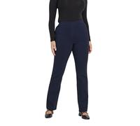 M&Co Womens Navy Bootcut Bengaline Trousers - Women's