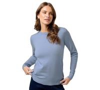 M&Co Women's Crew Neck Long Sleeve Jumper in Pale Blue | Size: 10-12 M&Co Pale Blue 10-12