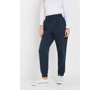 M&Co Women's Petite Cuffed Joggers in Dark Navy | Size: 16 M&Co Dark Navy 16