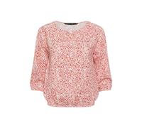 M&Co Women's Petite Floral Button Down Blouse in Pink | Size: 16 M&Co Pink 16