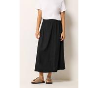 M&Co Women's Petite Linen Maxi Skirt in Black | Size: 14 M&Co Black 14