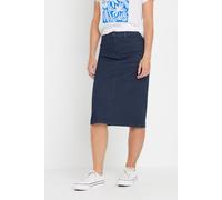 Petite Midi Denim Skirt M&Co Blue 18