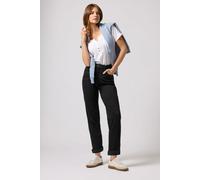 M&Co Women's Petite Mom Jeans in Black | Size: 14L M&Co Black 14L