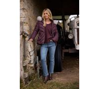 M&Co Women's Petite Padded Puffer Jacket in Red | Size: 14 M&Co Red 14