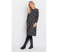 M&Co Women's Petite Ponte Swing Dress in Black | Size: 12 M&Co Black 12