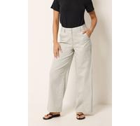 M&co Petite Wide Leg Cargo Trousers In Natural Natural