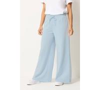 M&Co Petite Wide Leg Joggers - Women's Light Blue