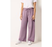 M&Co Women's Petite Wide Leg Joggers in Lilac | Size: 18 M&Co Lilac 18