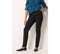 M&Co Women's Pintuck Tailored Trousers in Black | Size: 20 M&Co Black 20