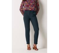 M&Co Women's Pintuck Tailored Trousers in Dark Navy | Size: 10 M&Co Dark Navy 10