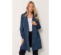 M&Co Women's Rain Jacket in Mid Navy | Size: 18