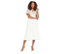 M&Co Womens Sequin Top Midaxi Dress - Women's White