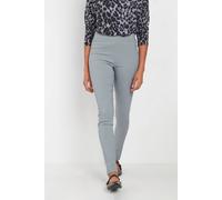 M&Co Women's Skinny Bengaline Trousers in Grey | Size: 16 M&Co Grey 16