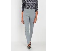 M&Co Women's Skinny Bengaline Trousers in Grey | Size: 18 M&Co Grey 18