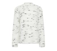 M&co Womens Space Dye Ribbed Knit Jumper In White White 18-20