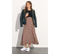 M&Co Womens 2 in 1 Spot Print Maxi Dress - Women's Black