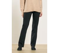 Straight Leg Bengaline Trousers M&Co Black 14L