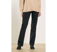 Straight Leg Bengaline Trousers M&Co Black 16R