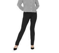 M&Co Womens Straight Leg Bengaline Trousers - Women's Black