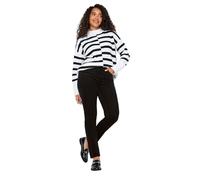 M&Co Womens Straight Leg Cord Trousers - Women's Black