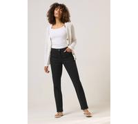 M&Co Women's Straight Leg Jeans in Black | Size: 16R M&Co Black 16R
