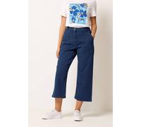 M&Co Women's Stretch Carpenter Cropped Jeans in Indigo | Size: 16S
