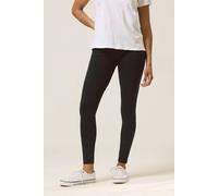 M&Co Women's Stretch Cotton Leggings in Black | Size: 8 M&Co Black 8