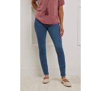 M&Co Women's Stretch Jeggings in Blue | Size: 16 M&Co Blue 16