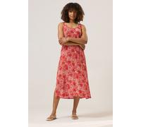 M&Co Women's Tropical Print Beach Dress in Orange | Size: 10 M&Co Orange 10