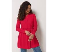 M&Co Women's Tunic Shirt Dress in Red | Size: 20 M&Co Red 20