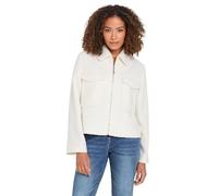 Boucle Zip Through Jacket M&Co Ivory 16