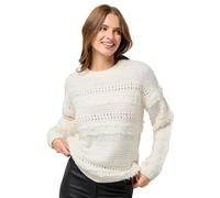 Textured Boucle Knit Jumper M&Co Ivory 10-12