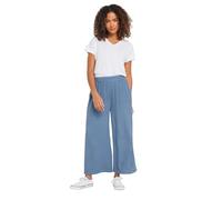 M&Co Womens Acid Wash Wide Leg Culottes - Women's Blue