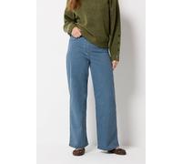 M&Co Women's Wide Leg Jeggings Trouser in Blue | Size: 18L