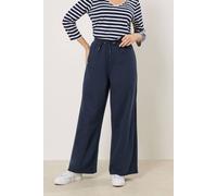 M&Co Women's Wide Leg Joggers in Blue | Size: 18 M&Co Blue 18