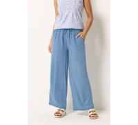 M&Co Wide Leg Trousers - Women's Light Blue