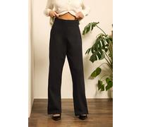 M&Co Womens Wide Leg Yoga Pants - Women's Black