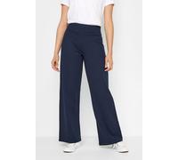 M&Co Women's Wide Leg Yoga Pants in Dark Navy | Size: 16 M&Co Dark Navy 16