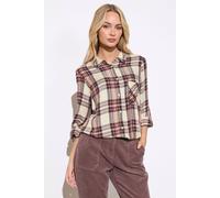 M&Co Women's Woven Check Shirt | Size: 16 M&Co Multicolor 16