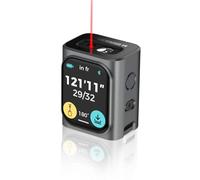 M-Cube Laser Measuring Tool,164ft/50m,±1/16 inch Accuracy,Rechargeable Modular Laser Distance Meter for Area,Volume,Pythagorean,Big Number LCD Display | Digital Bubble Level | Bluetooth App
