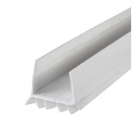 M-D Building Cinch® Slide-On U-Shape Vinyl UDS, White, 36in 2pk