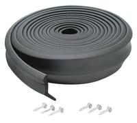 M-D Building Products 3723 Garage Door Bottom Rubber, 9 Feet, Black