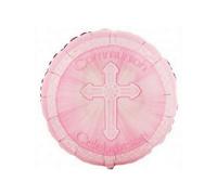 M&d Communion Foil Balloon Pink (One Size)