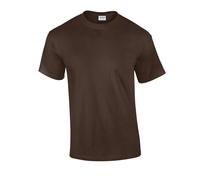 (M, Dark Chocolate) Gildan Mens Ultra Cotton T-Shirt