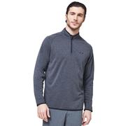 (M, Dark Grey Heather) Oakley Mens Range Pullover 2.0 1/4 Zip Melange Golf Sweater
