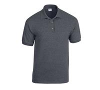 (M, Dark Heather) Gildan Mens DryBlend Polo Shirt